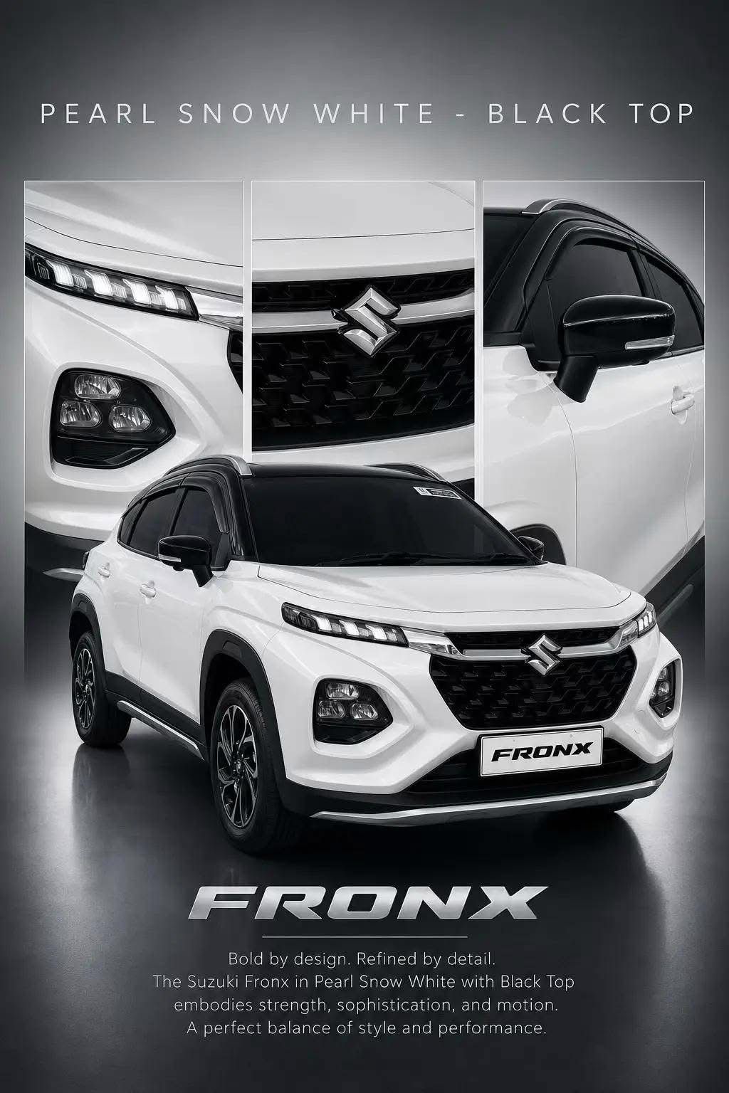 Suzuki Fronx Pearl Snow White